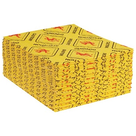 Bsc Preferred Sorbent Pad, Hazmat, 32 in x 150 ft, Yellow, 100 PK BUY00091450